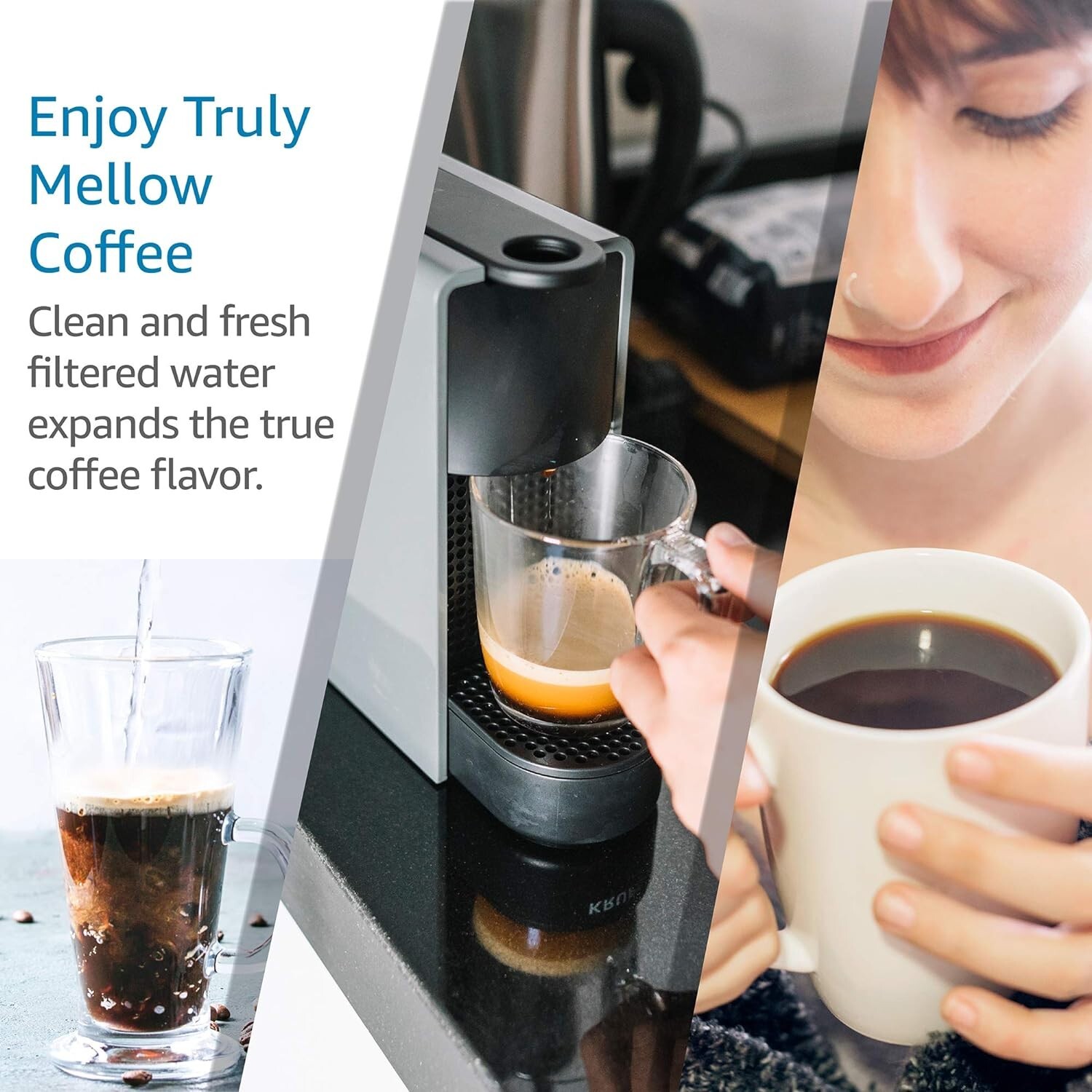 AQUA CREST TÜV SÜD Certified Coffee Water Filter, Replacement for Braun® KWF2(4)