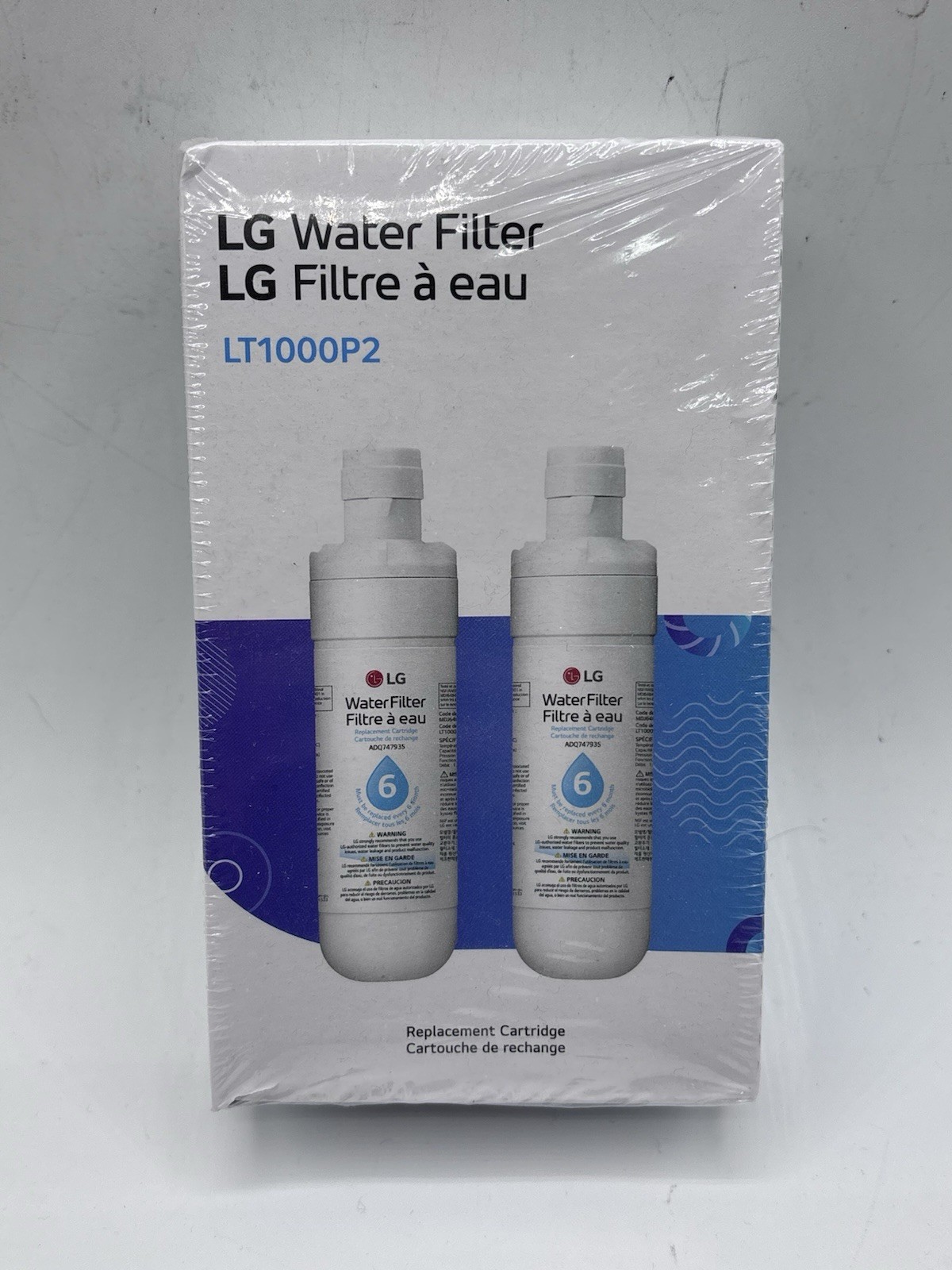LG LT1000P2 6-Month / 200 Gallon Refrigerator Replacement Water Filter