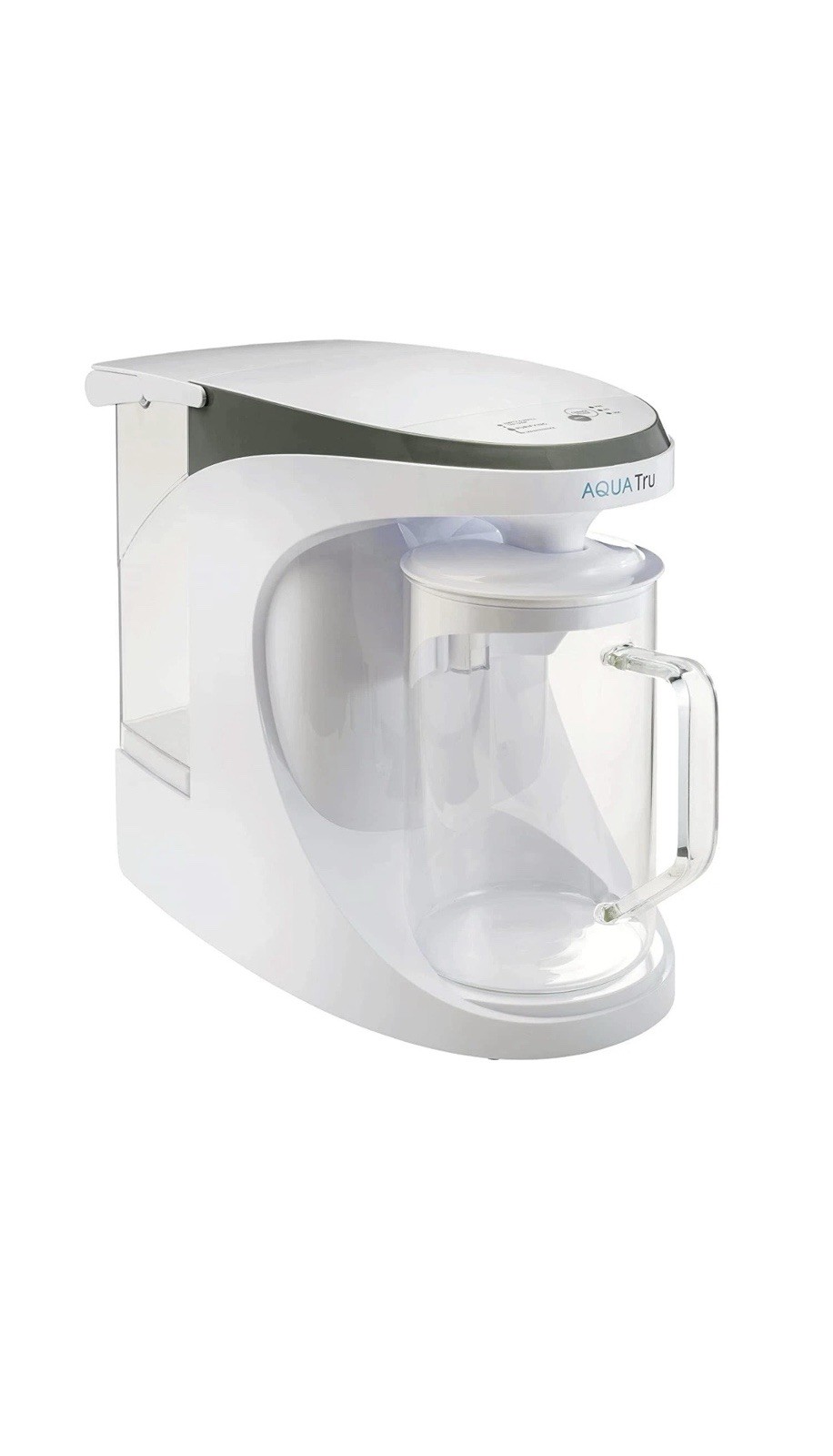 AQUATRU Carafe Countertop Reverse Osmosis Water Purifier NEW open Box