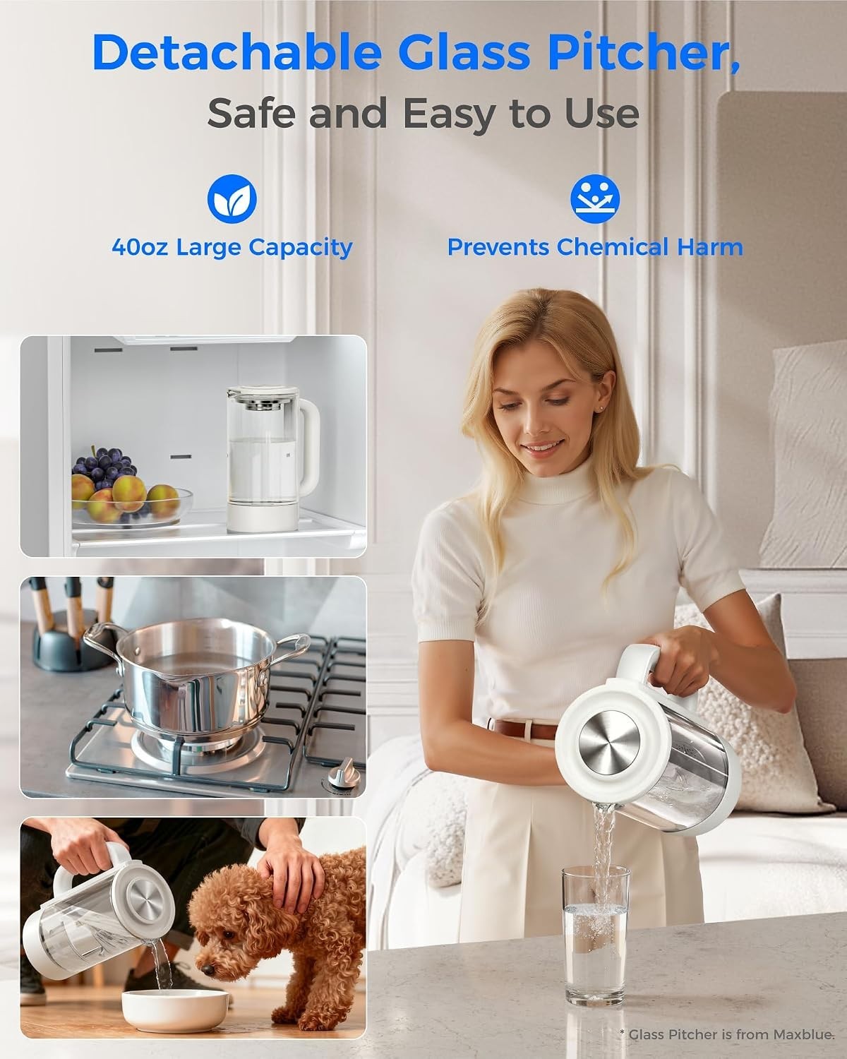 Waterdrop M6SL Mineral Reverse Osmosis System Countertop Water Filter, 8-Stage