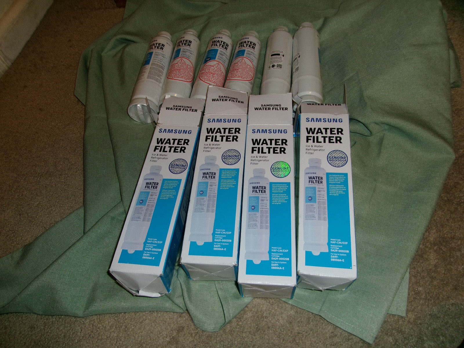 Lot 6 Genuine Samsung DA29-00020B HAF-CIN/EXP Refrigerator water filters