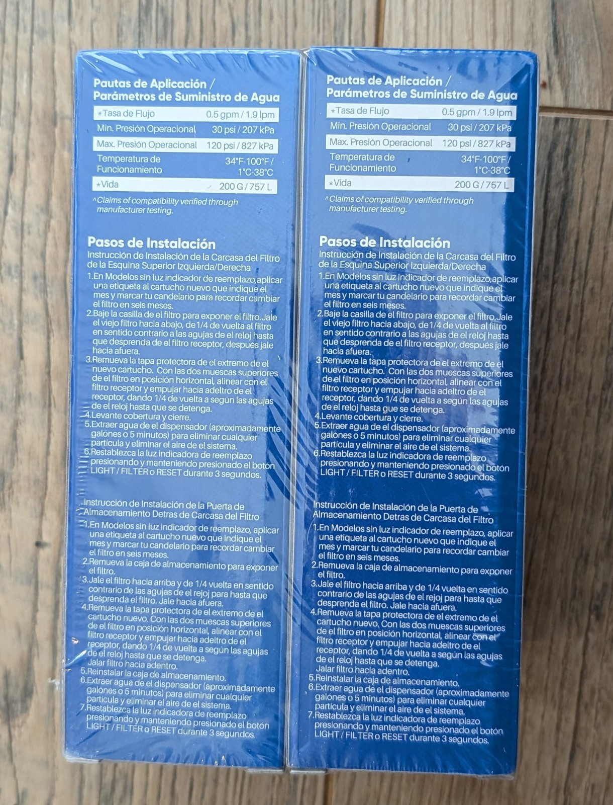 PUREPLUS RWF4700AC Replacement Refrigerator Water Filters x 2 Plus AF004 Filter