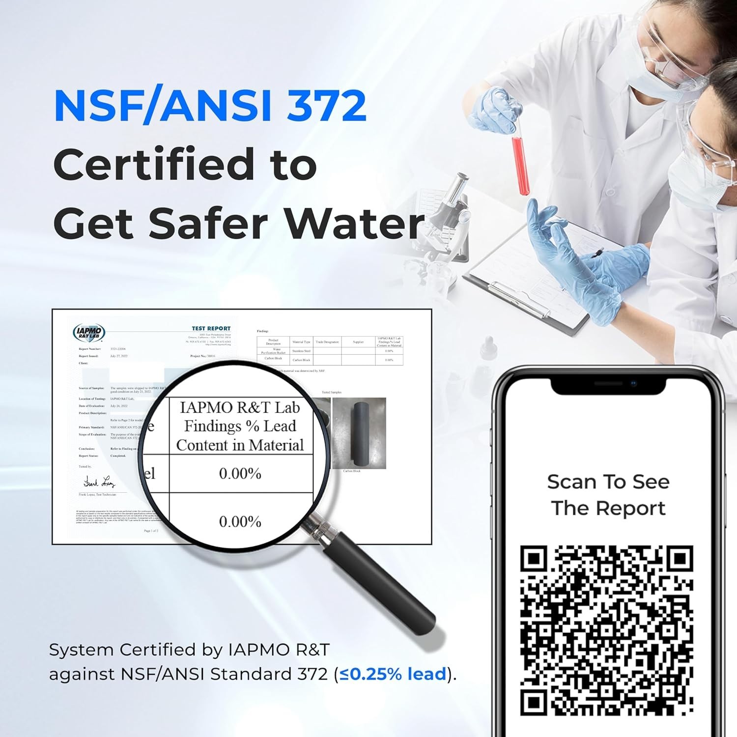 Waterdrop Alkaline Gravity-fed Water Filter System,Increase PH, Reduces Fluoride