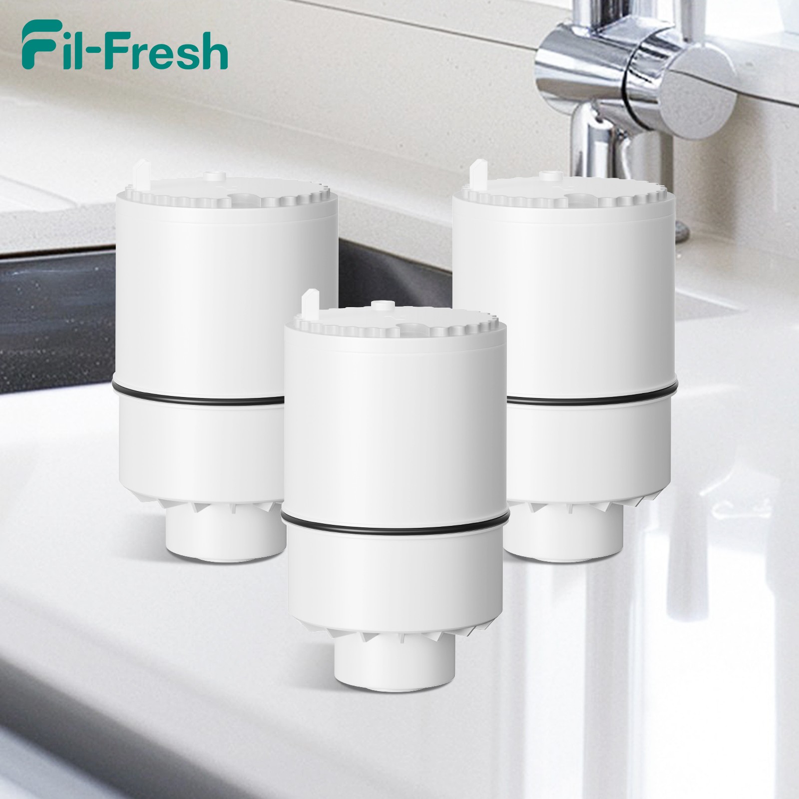 (3) RF-3375 Faucet Water Filter Replacement for FM-3700, PFM400H, PFM350V NEW