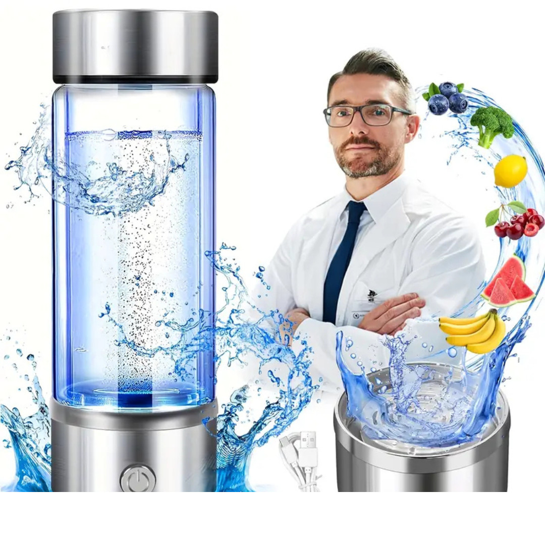 Hydrogen Rich Alkaline Water Ionizer Generator Bottle Cup Portable Mug 420ml USB
