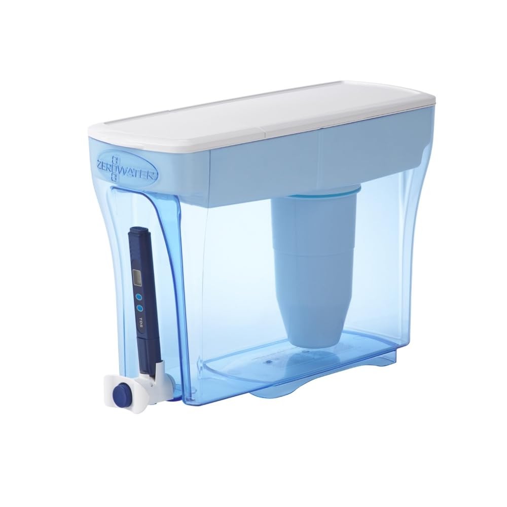 ZeroWater 23-Cup Dispenser Ready-Pour 5-Stage Water Filter with 0 TDS Water