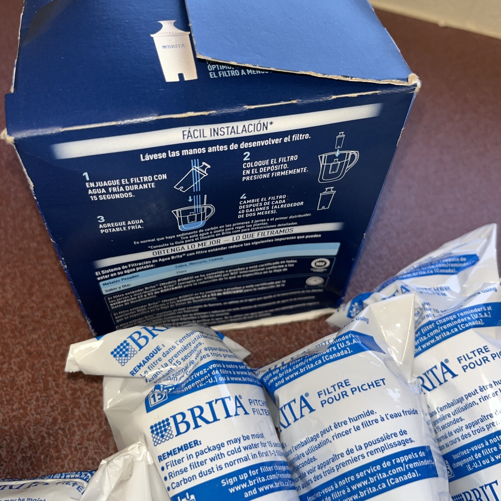 Brita Water Filters Standard Replacement 6 Pack