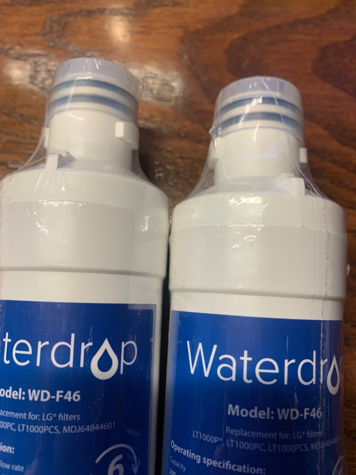 New Waterdrop WD-F46 Filter (2 Pack) Replacement for L~G filters