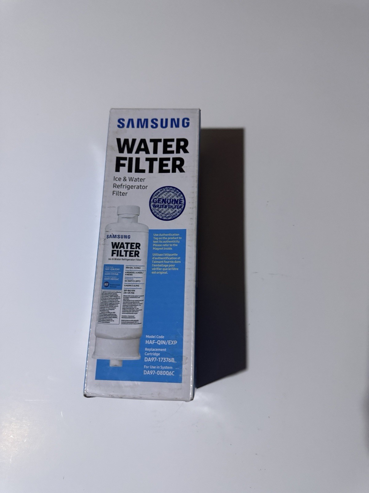 1/2/3/4PC Samsung DA97-17376B HAF-QIN/EXP Refrigerator Water Filter White Sealed