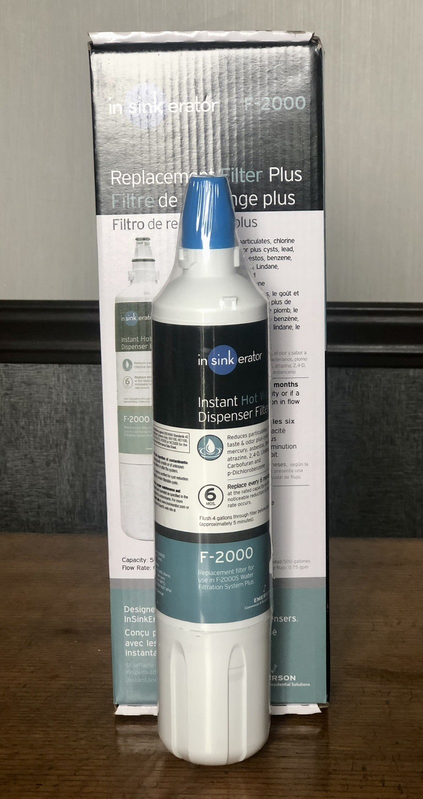 INSINKERATOR F-2000 Under Sink Water Filter Replacement Cartridge for INSINKE…