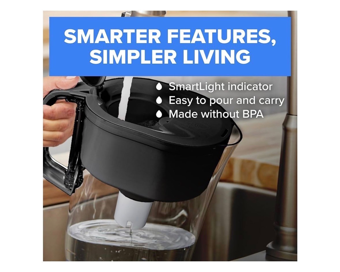 Brita Large 10-Cup Elite Water Filter Pitcher New Sealed White