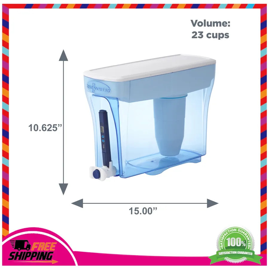ZeroWater 23 Cup 5-Stage Water Filtration Dispenser