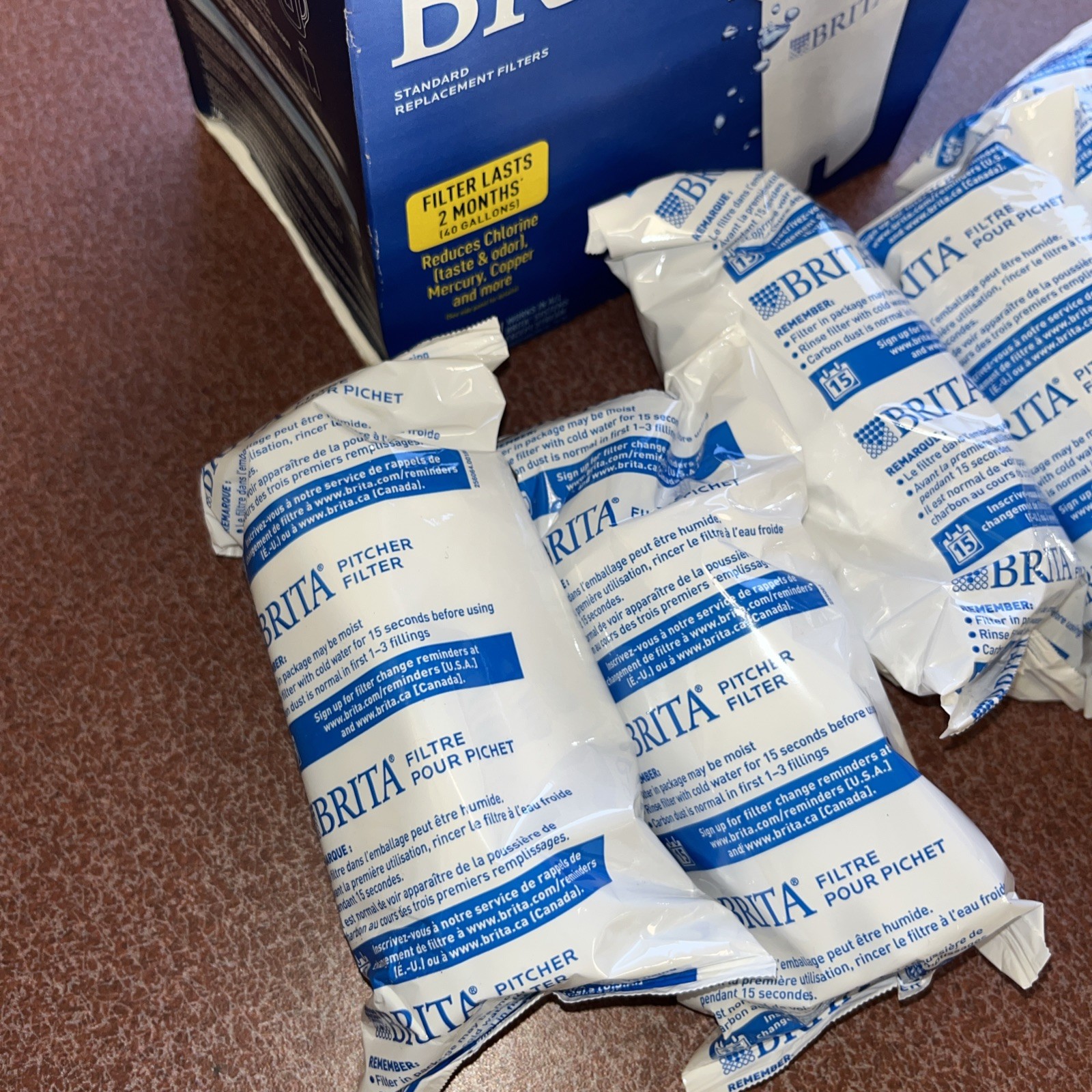 Brita Water Filters Standard Replacement 6 Pack