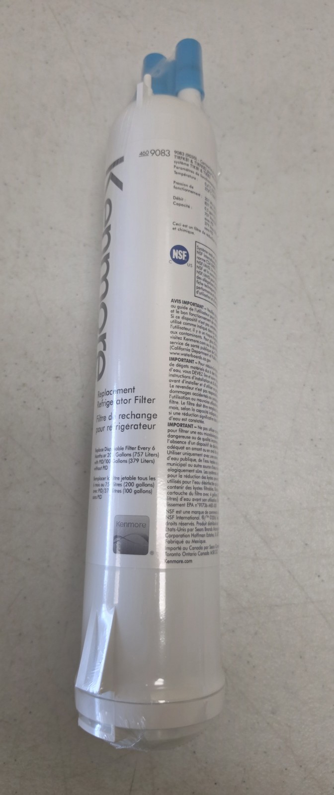 Kenmore 9083 Replacement Refrigerator Water Filter – 3 Pack