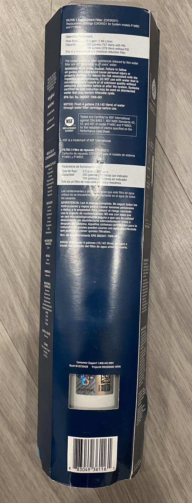 ΕveryDrop Refrigerator Ice & Water Filter 3 – ΕDR3RXD1 – Brand New Sealed