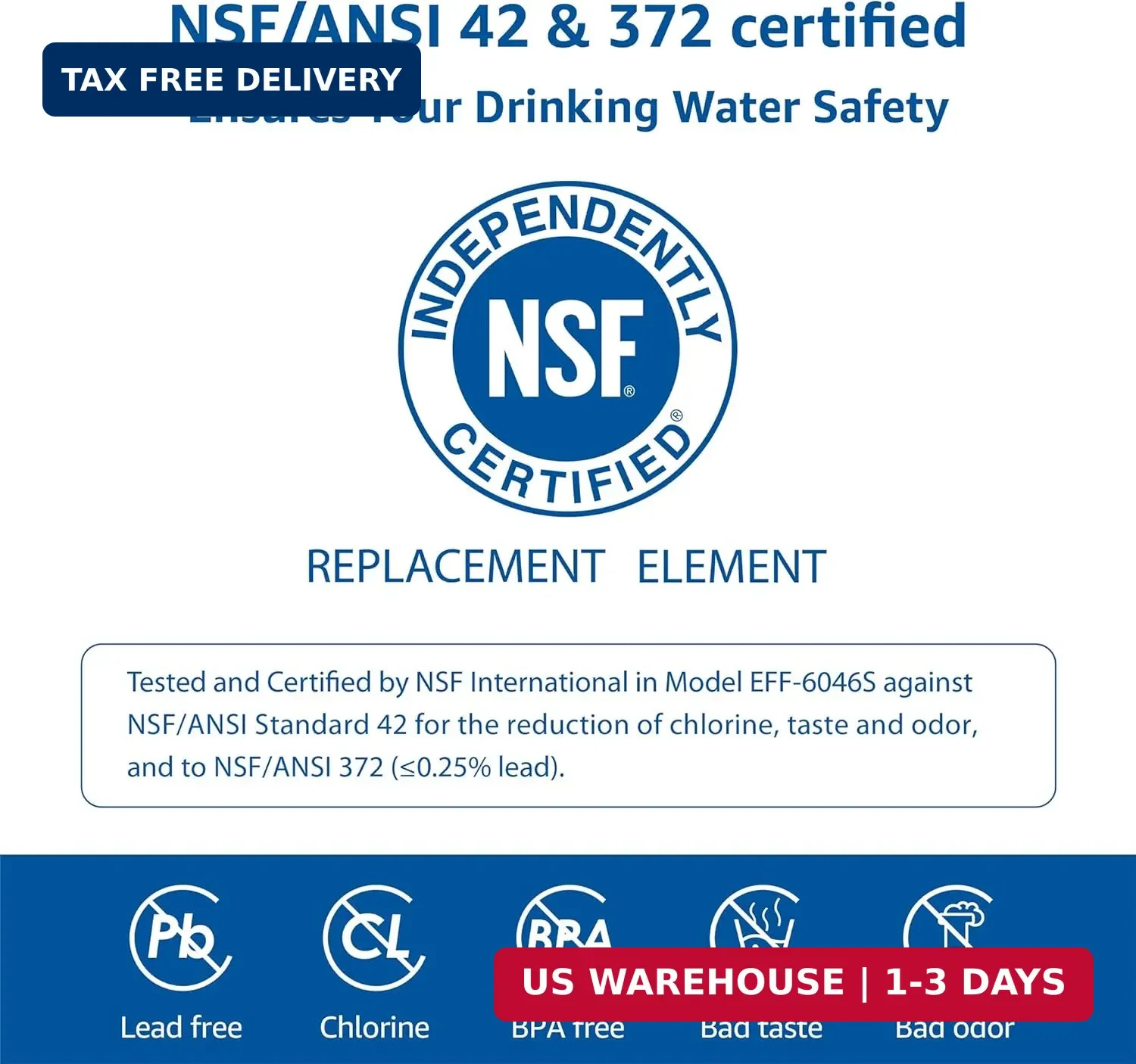 Waterspecialist Replacement for LG® LT1000P®, LT1000PC, ADQ747935, LFCC22426S, L