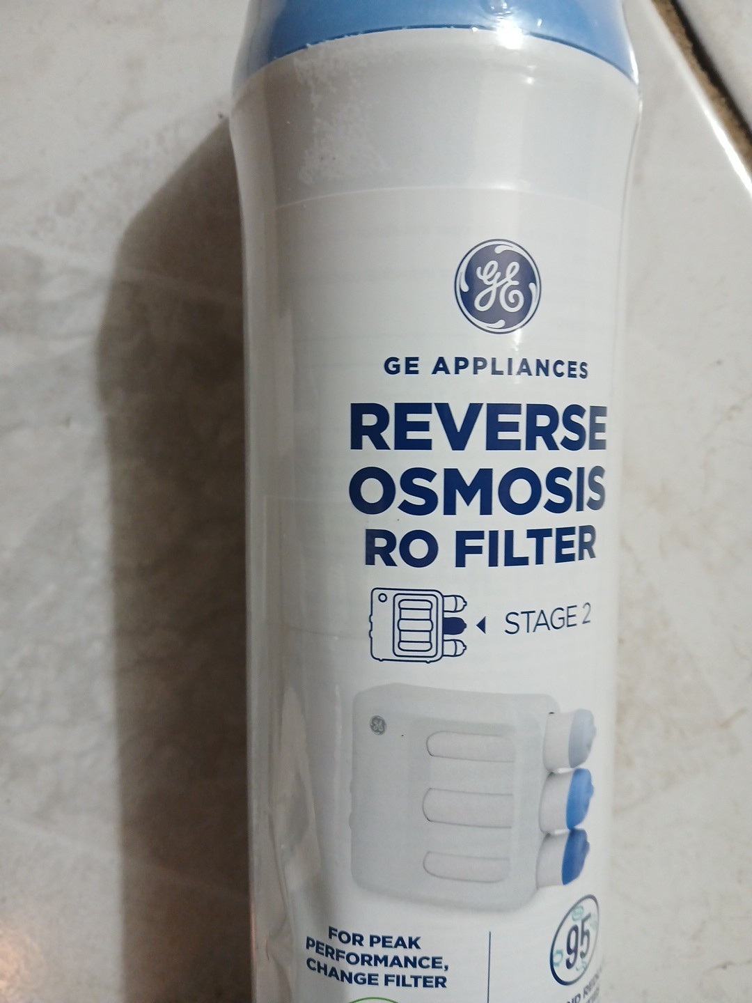 GE FQ18MN Water Filter For Aqua Optima Evolve – White