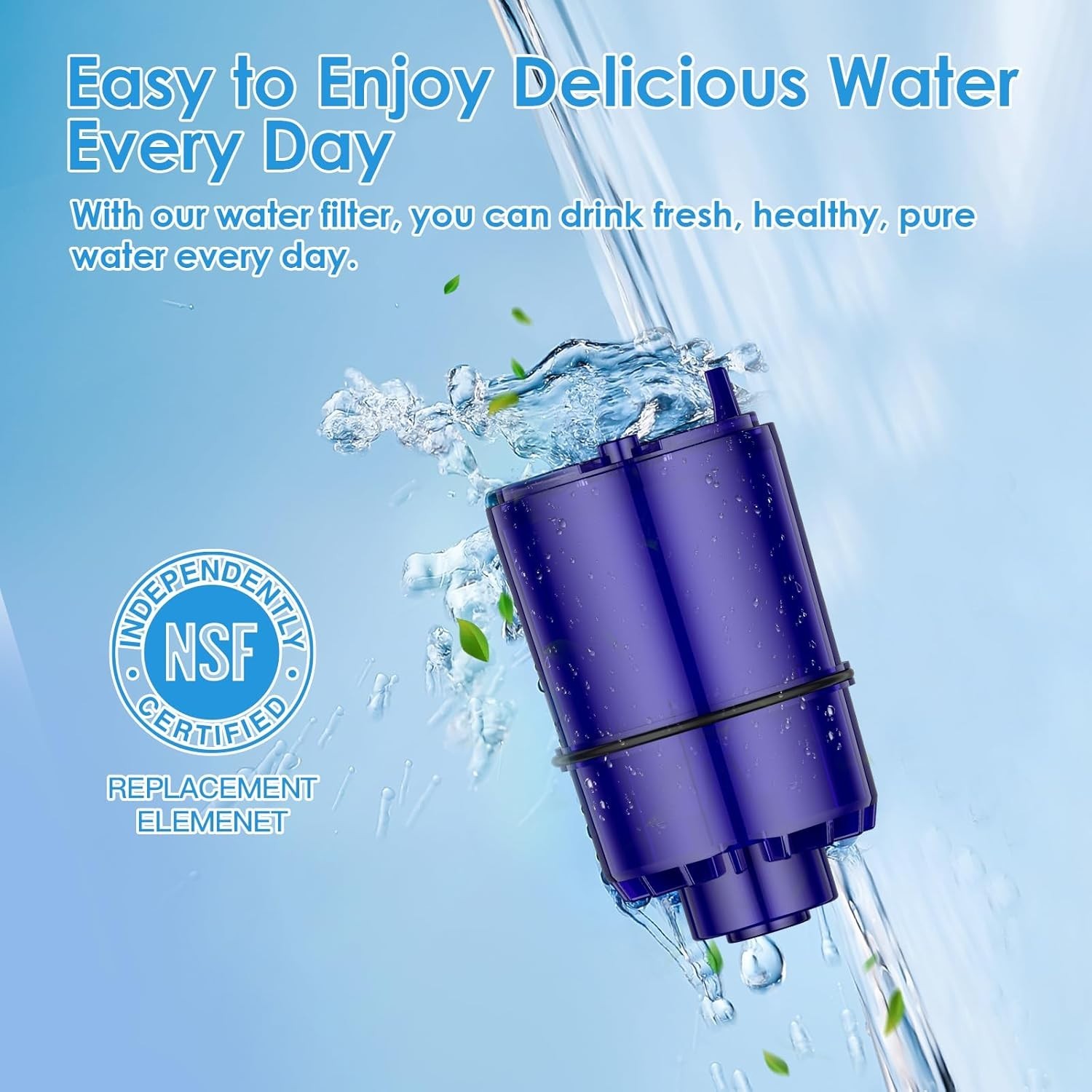 aucet Water Filter Replacement Fit for All PUR