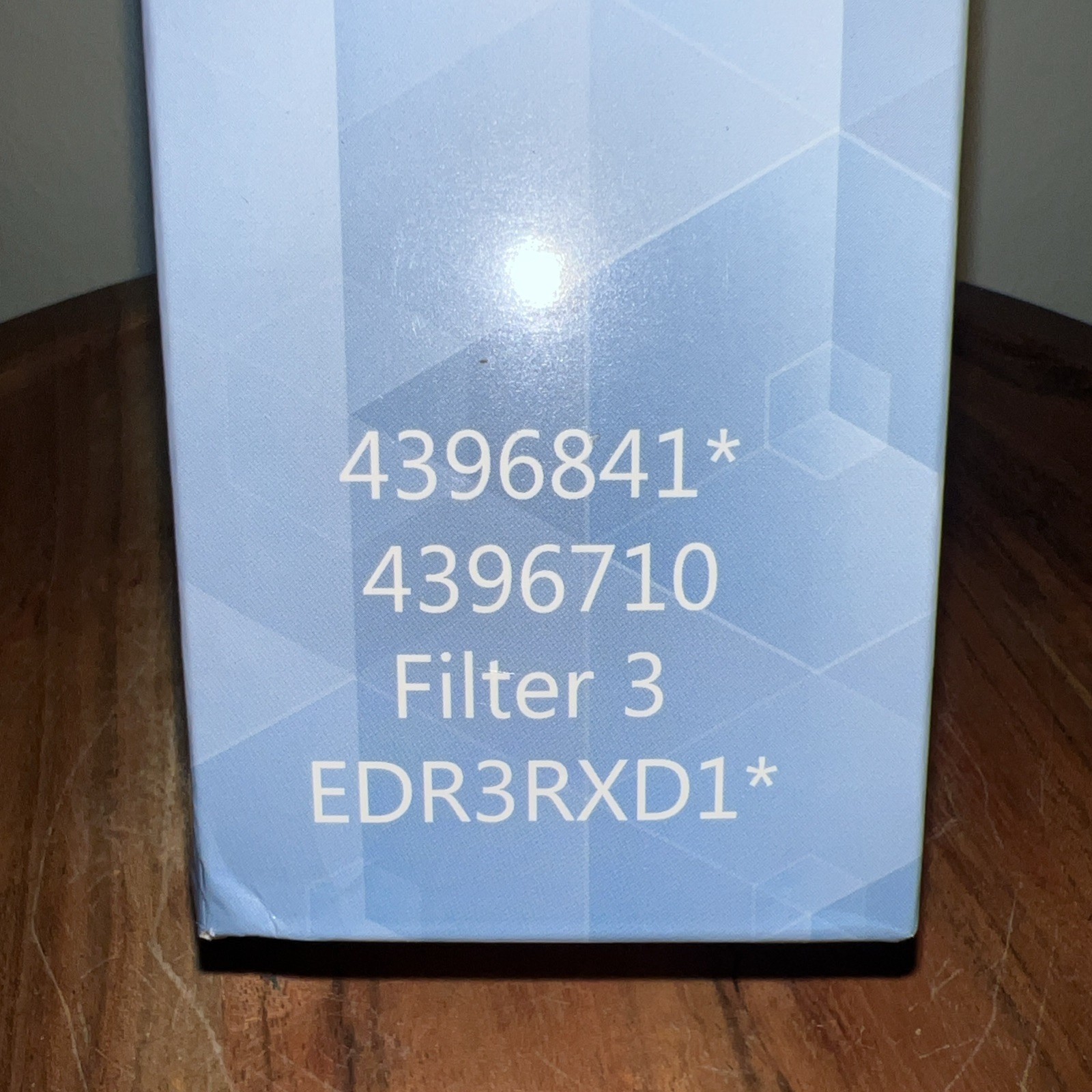 Waten H20 4396841 *4396710 Filter 3 EDR3RXD1 NEW Sealed