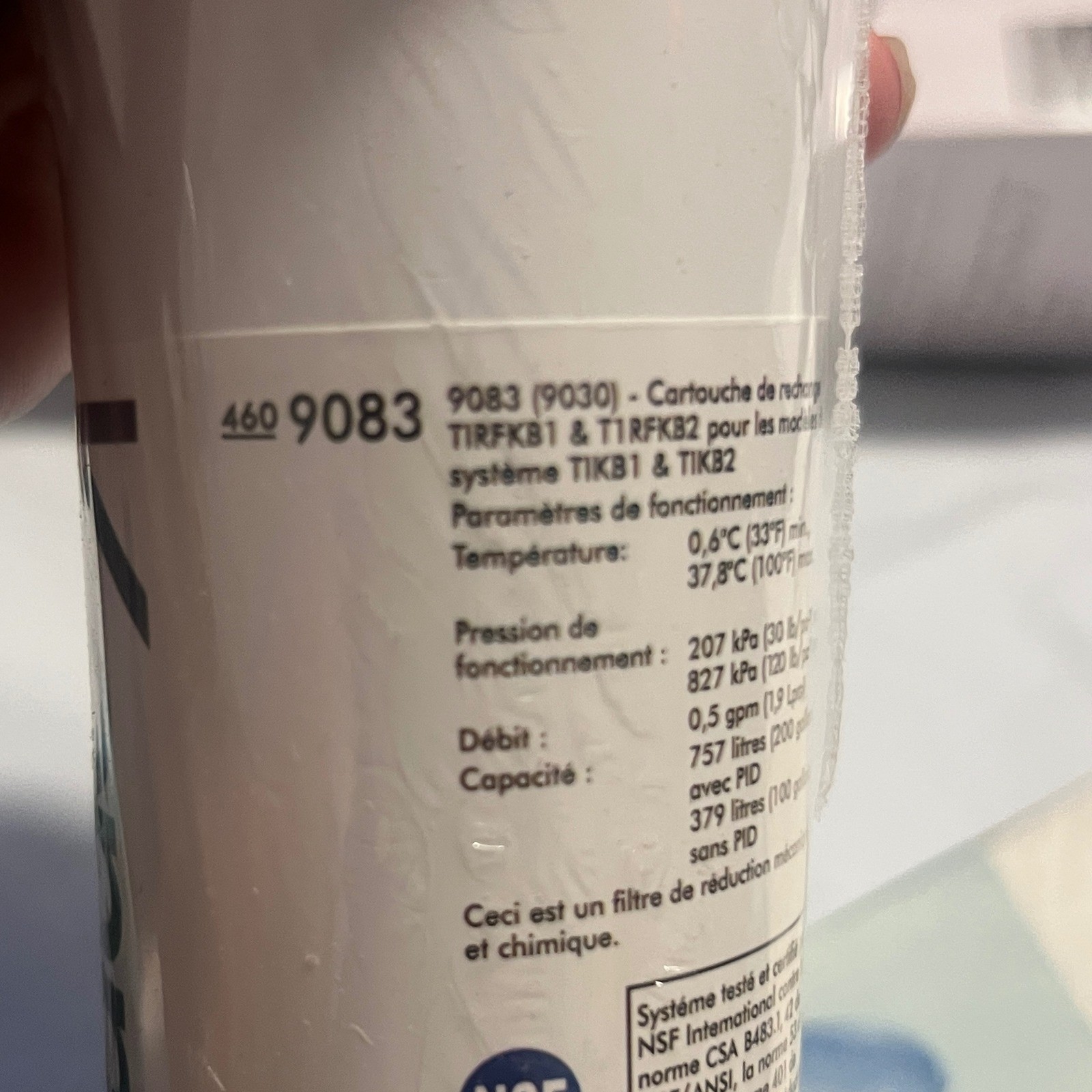 Kenmore 46 9083 Refrigerator Water Filter 9030 Replacement Cartridge New Sealed