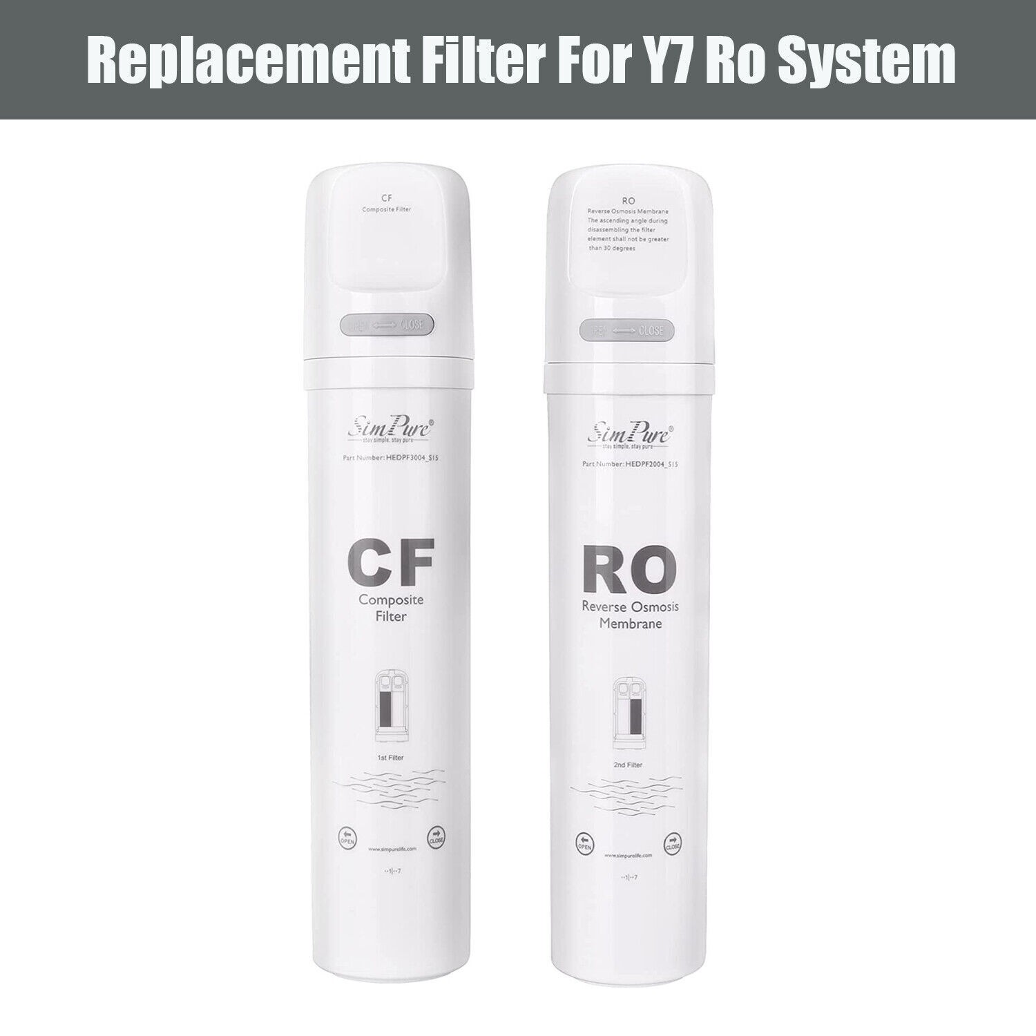4-Stage RO Countertop Reverse Osmosis Water Filter System Filtration Dispenser