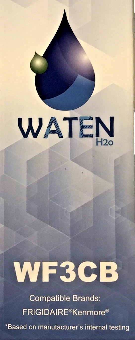 NIB – 2 Pack Waten H20 Replacement Water Filter WF3CB – Frigidaire / Kenmore