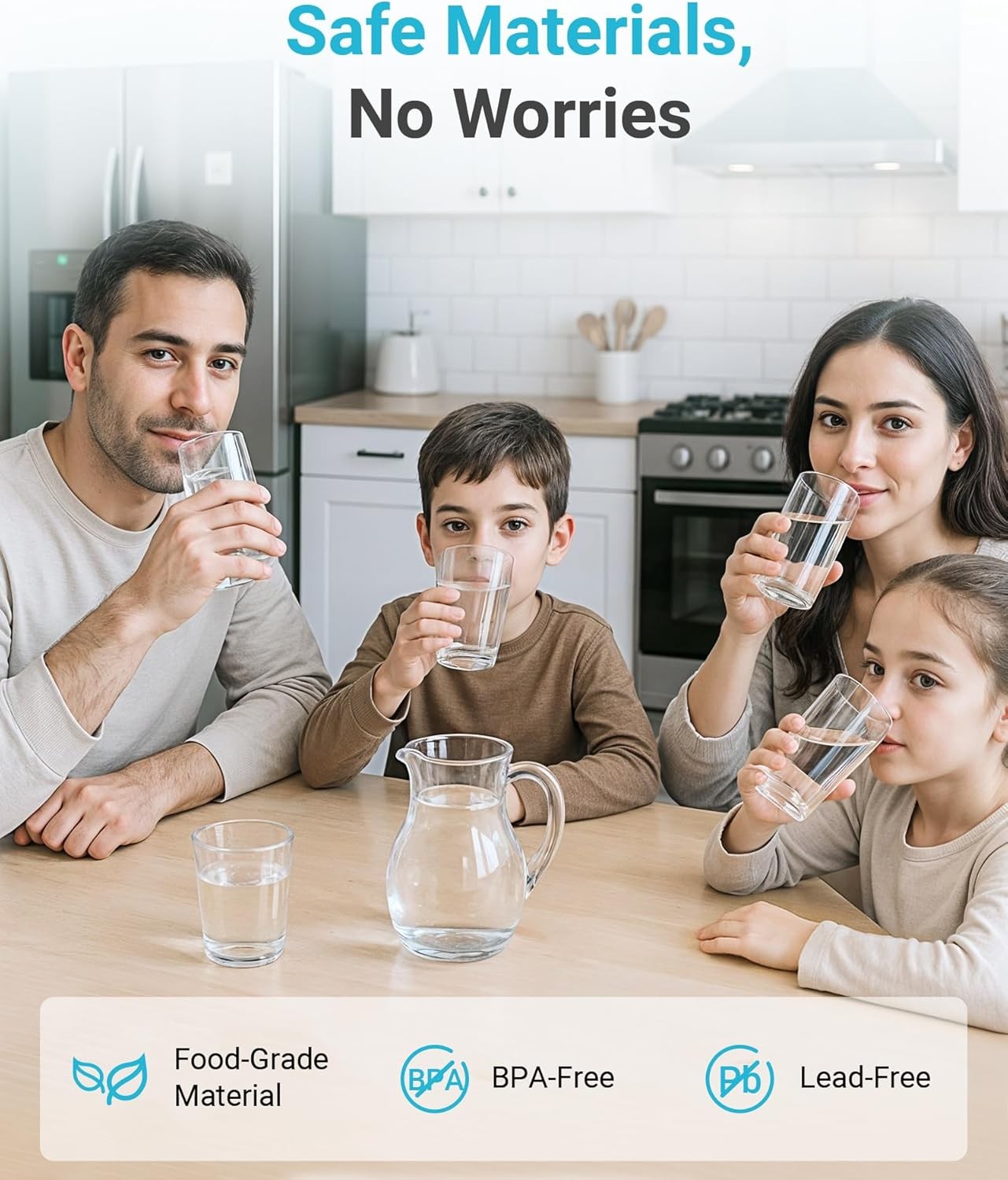 AQUA CREST F-2000 Under Sink Water Filter, Compatible with F-2000&F2000s, F-1000