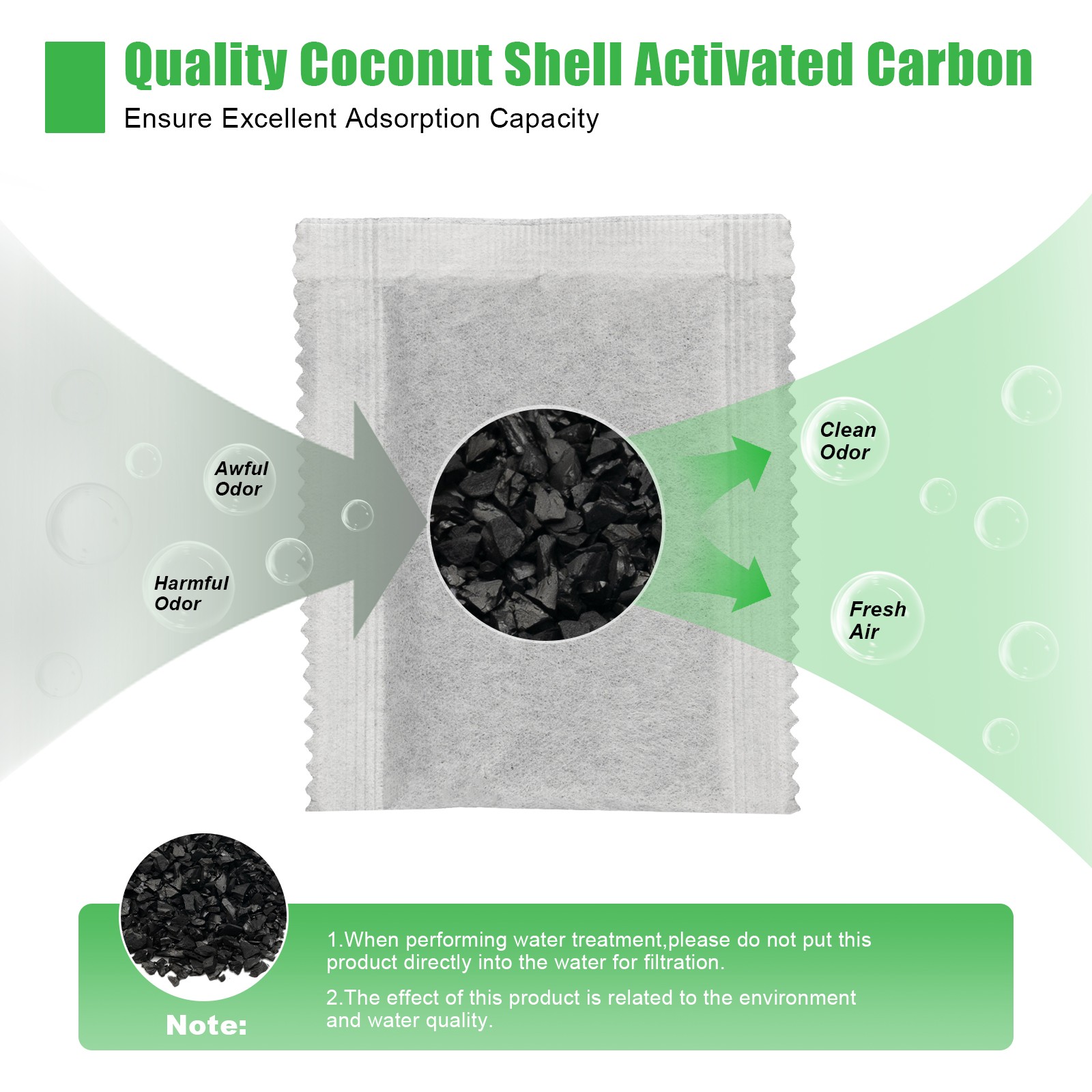 20 Bags Distiller Carbon Filters Activated Carbon Filter For Water Purification