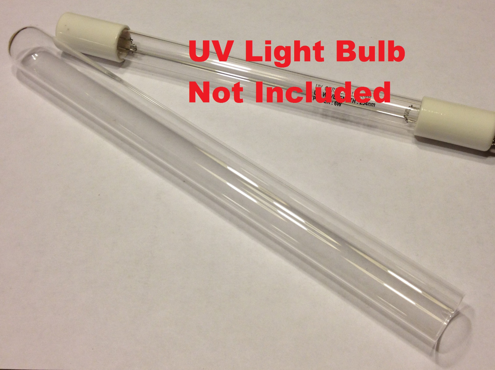 Glass (Quartz) Tube for 6W Ultraviolet UV Light Water Filter Systems