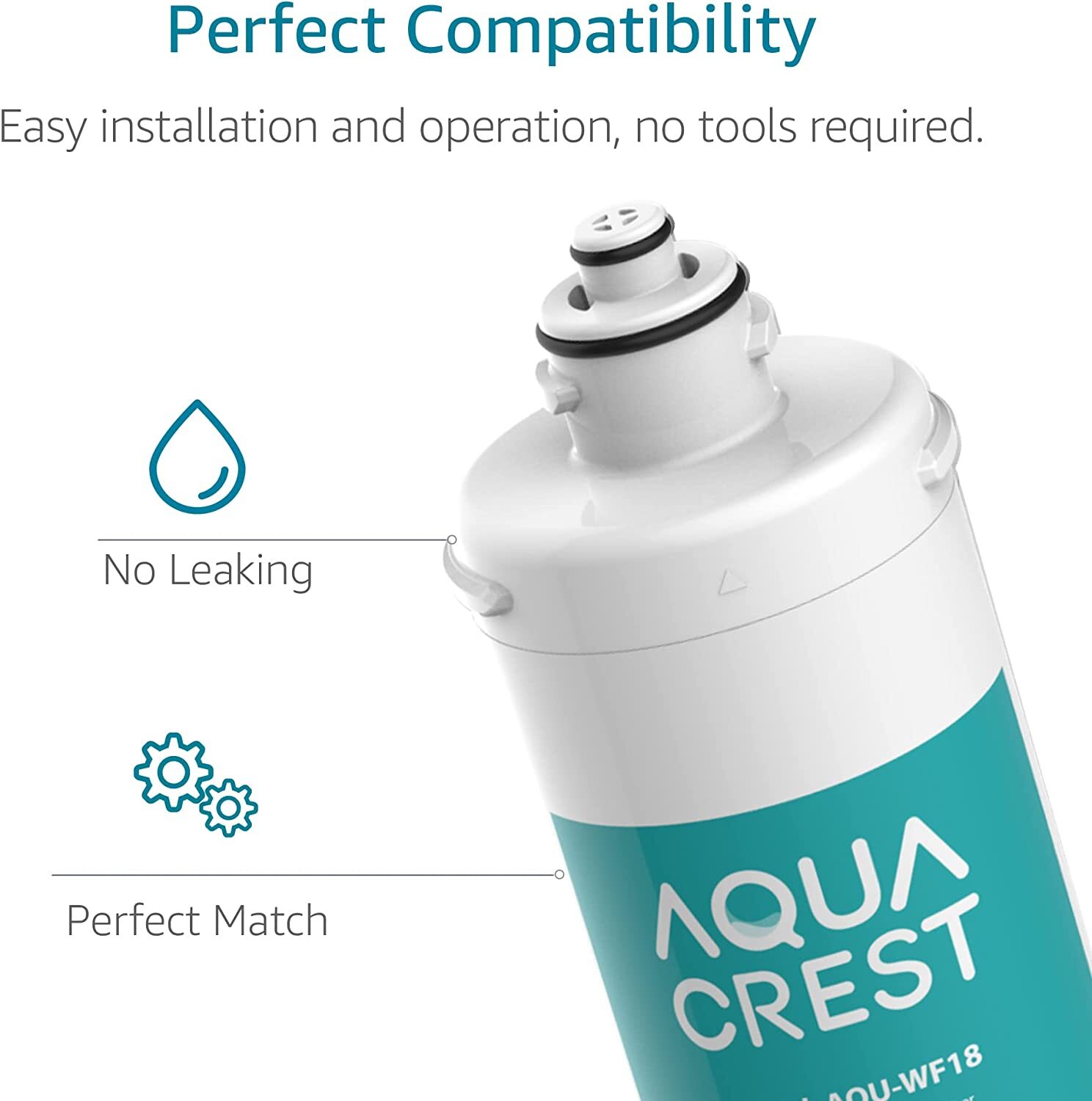 AQUACREST H-300 Under Sink Water Filter, Replacement For Everpure H-300