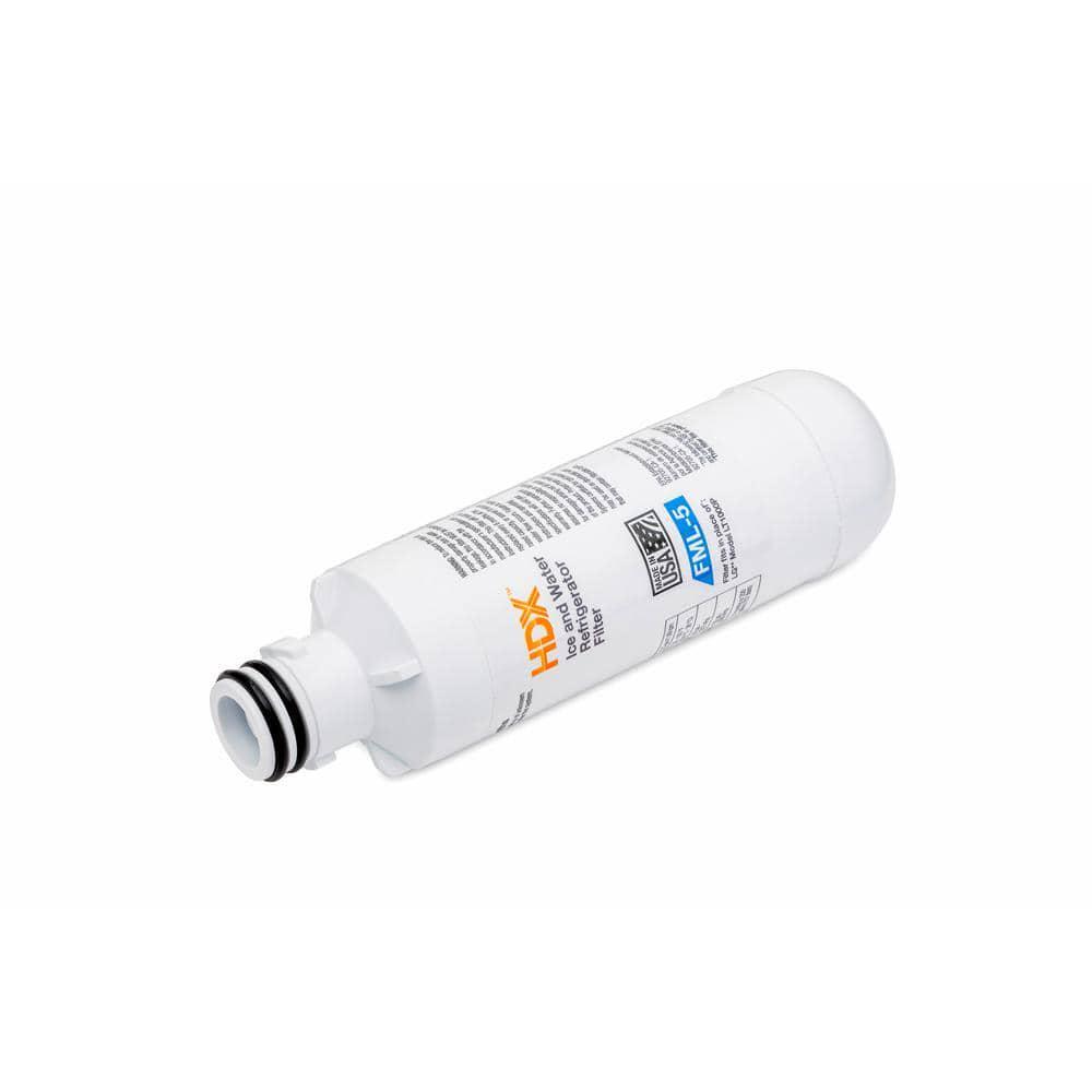 HDX FML-5 Refrigerator Water Filter Replacement for LG Model LT1000P (2-Pack)