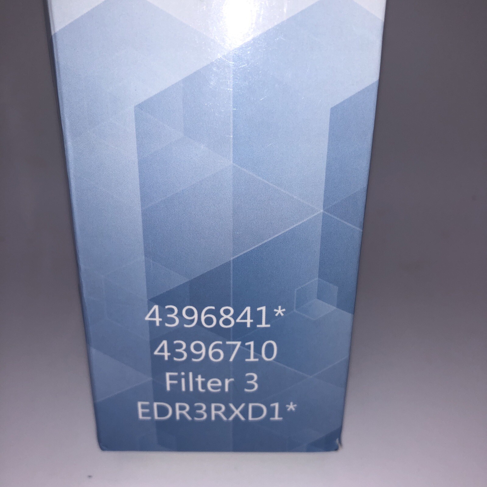 Waten H20 4396841 *4396710 Filter 3 EDR3RXD1 NEW