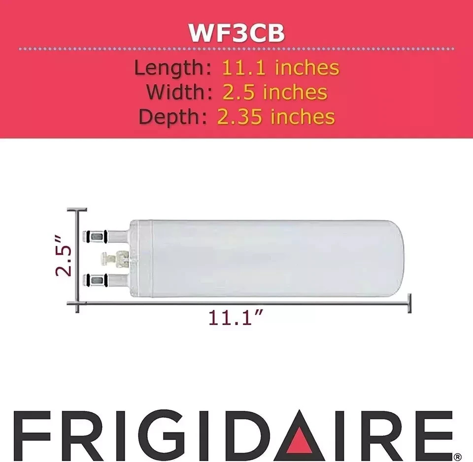 2 PACK New Frigdaire WF3CB PureSource 3 Refrigerator Water Filter New Sealed,US