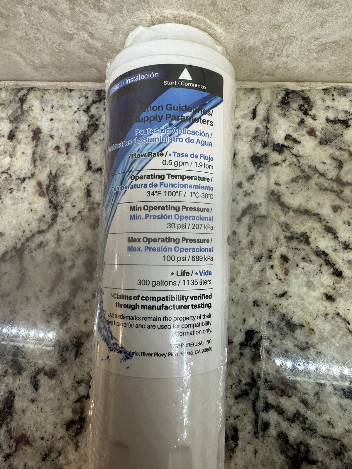 Icepure Plus refrigerator replacement filter #RWF4700AC NIP Wow Fast Shipping
