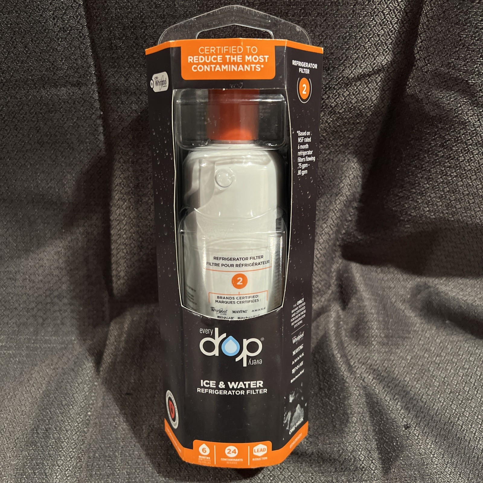 EveryDrop #2 Refrigerator Ice Water Filter New Box Package