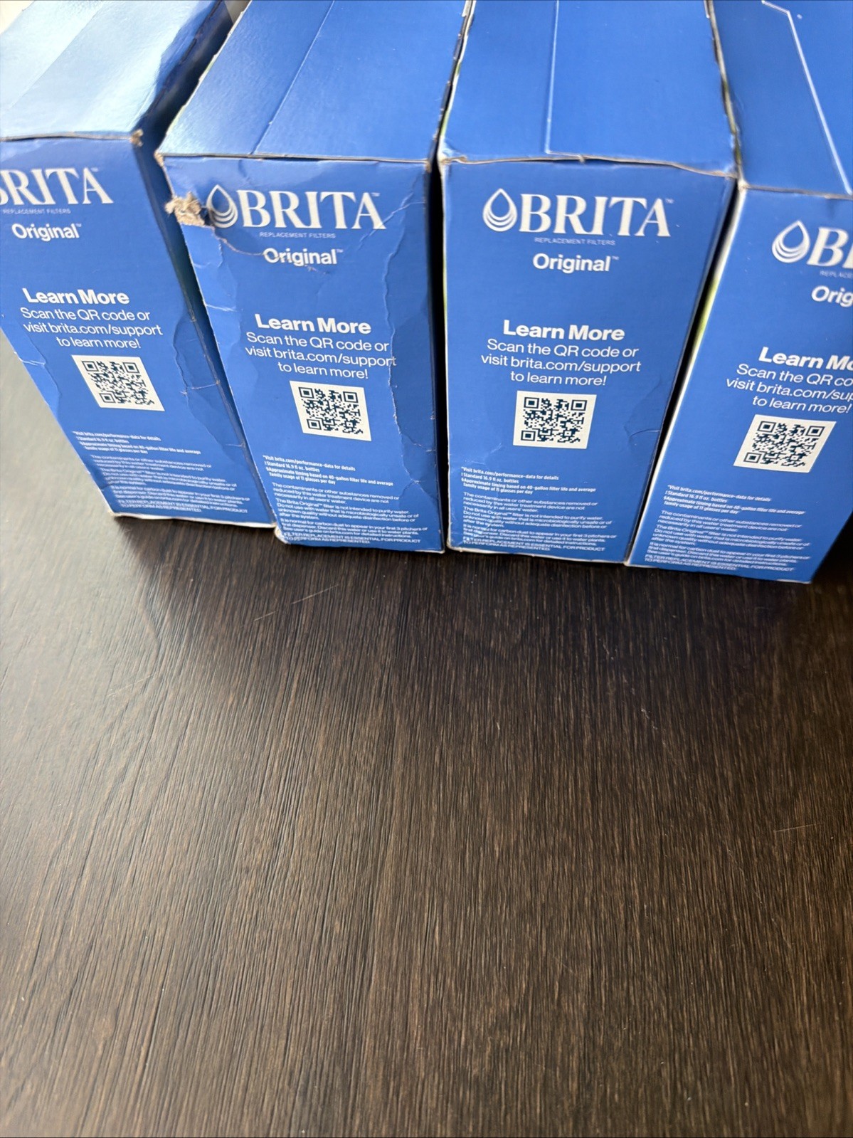 Brita Standard Pitcher & Dispenser Replacement Water Filters, Model OB03, 4pack