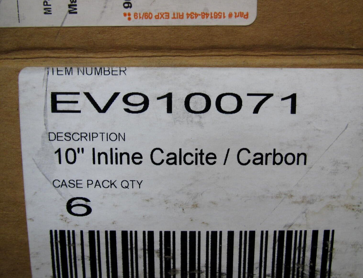 2 x New Pentair Everpure IN-10 CC 10″ Inline Calcite / Carbon Water Filter Lot