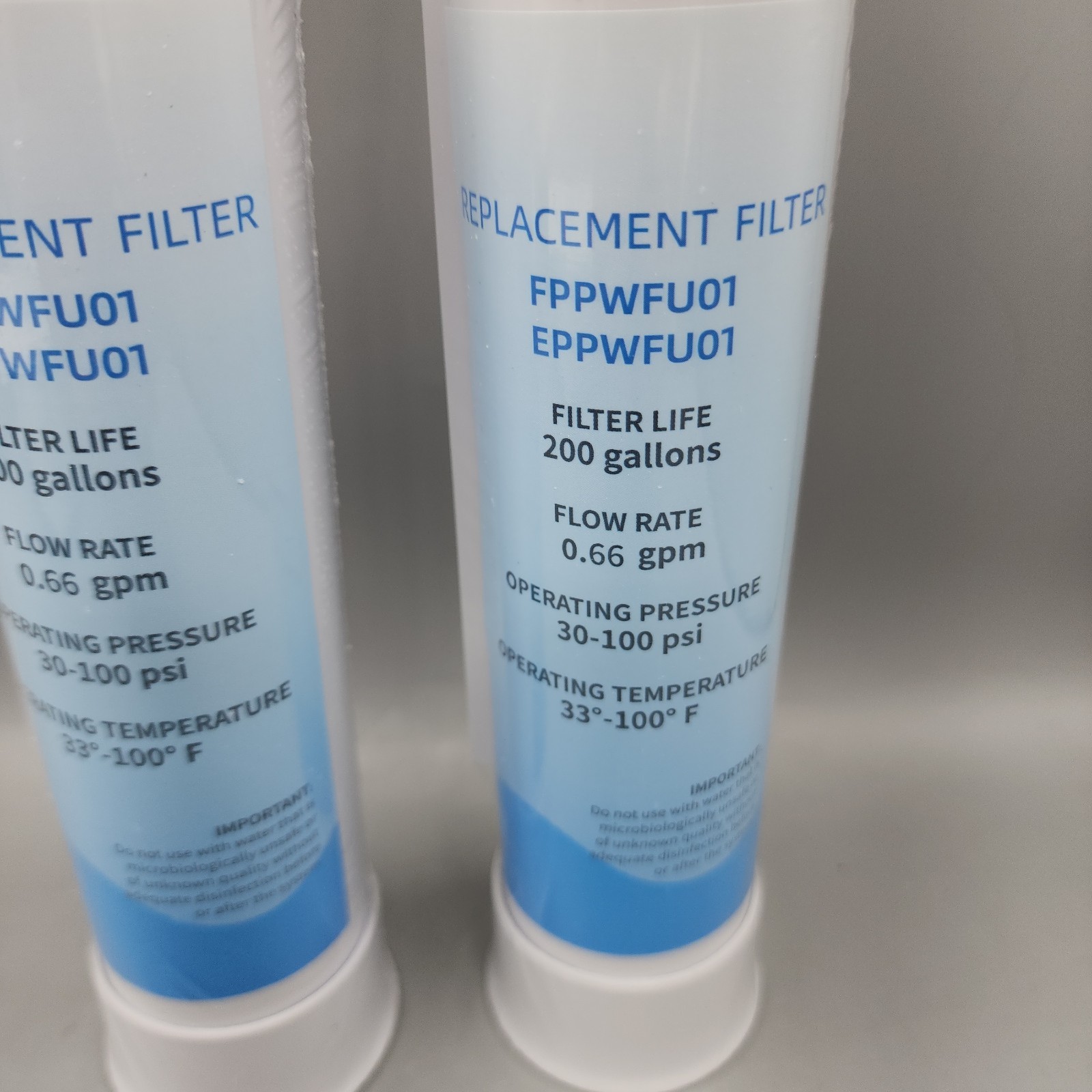 2x For Frigidaire PWF-1 FPPWFU01 EPPWFU01 Refrigerator Water Ice Filter