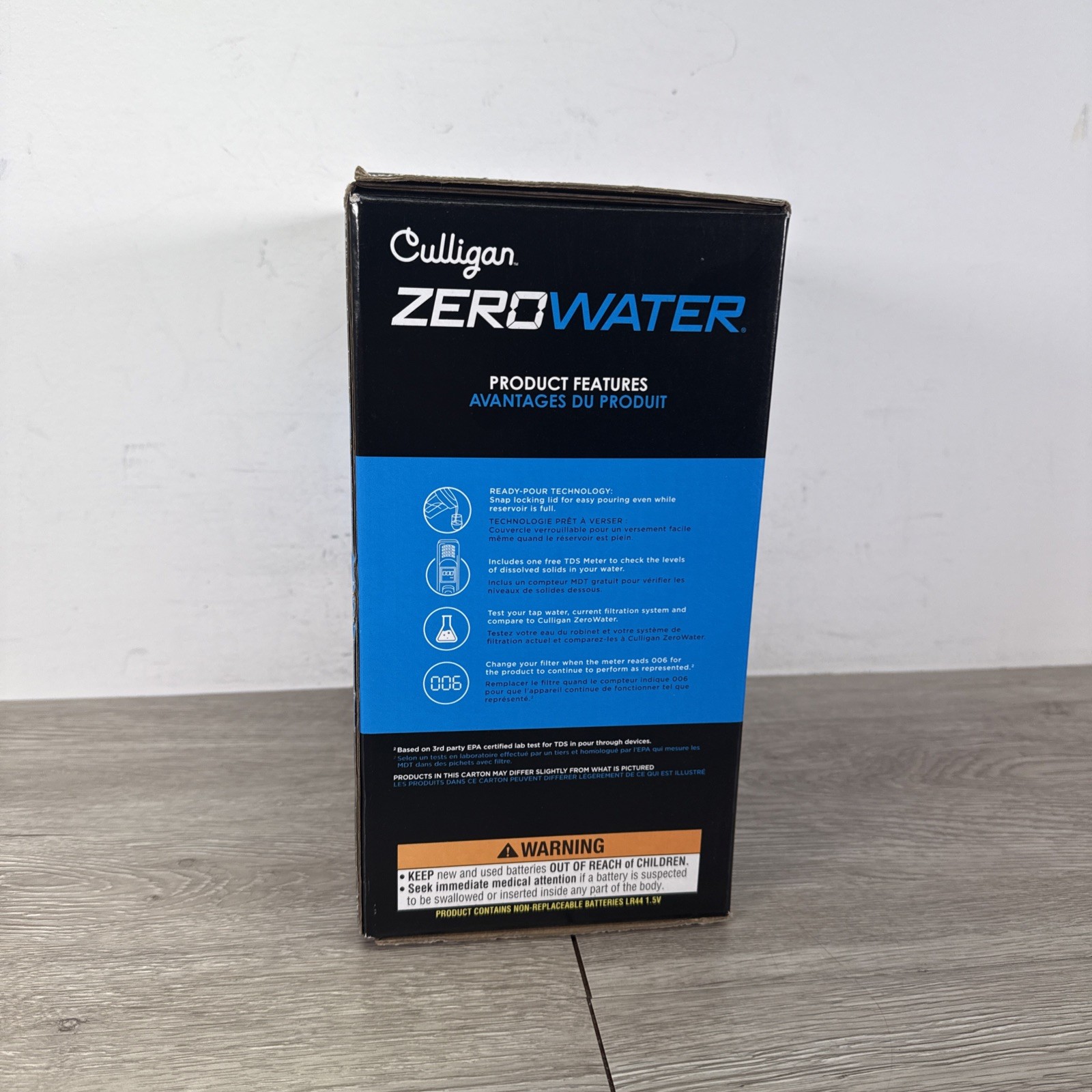 Culligan with ZeroWater Technology 10 Cup Water Filter Pitcher 5-Stage Advanced