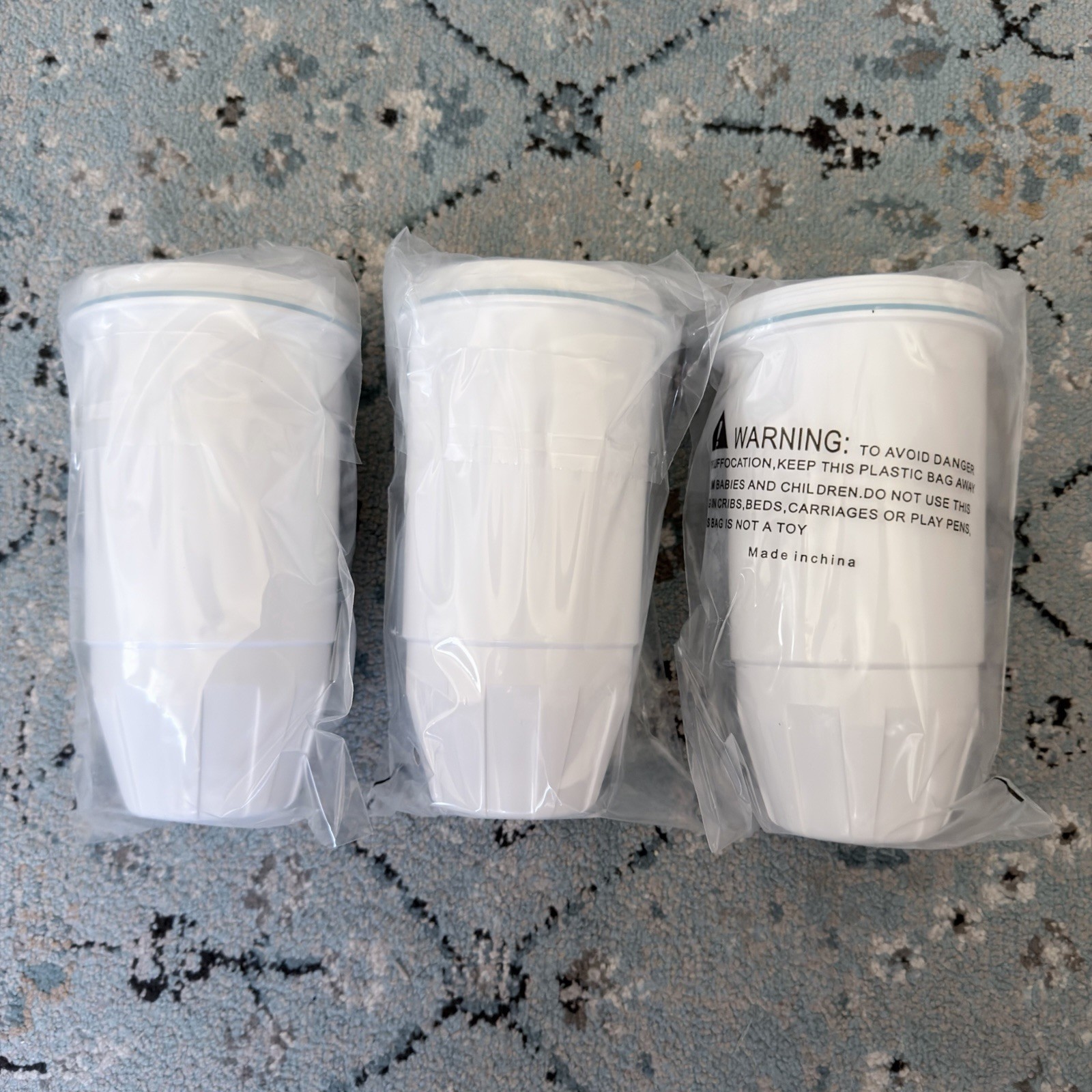 Water Filter Replacement Set 3 Fit for Zero Pitcher and Dispenser ZR-001 ZR-017