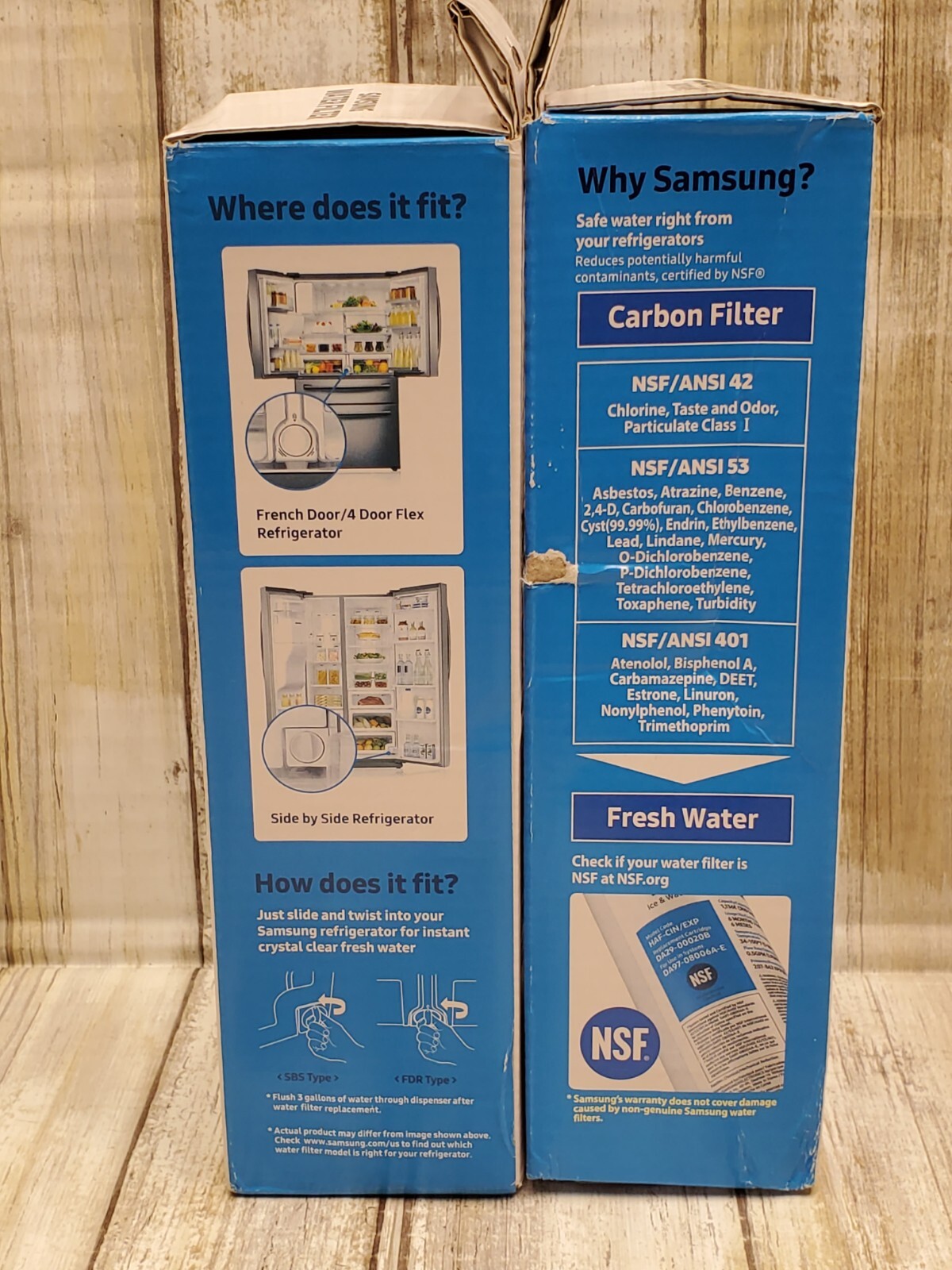 2 Pack Samsung Refrigerator Water Filters DA29-00020B