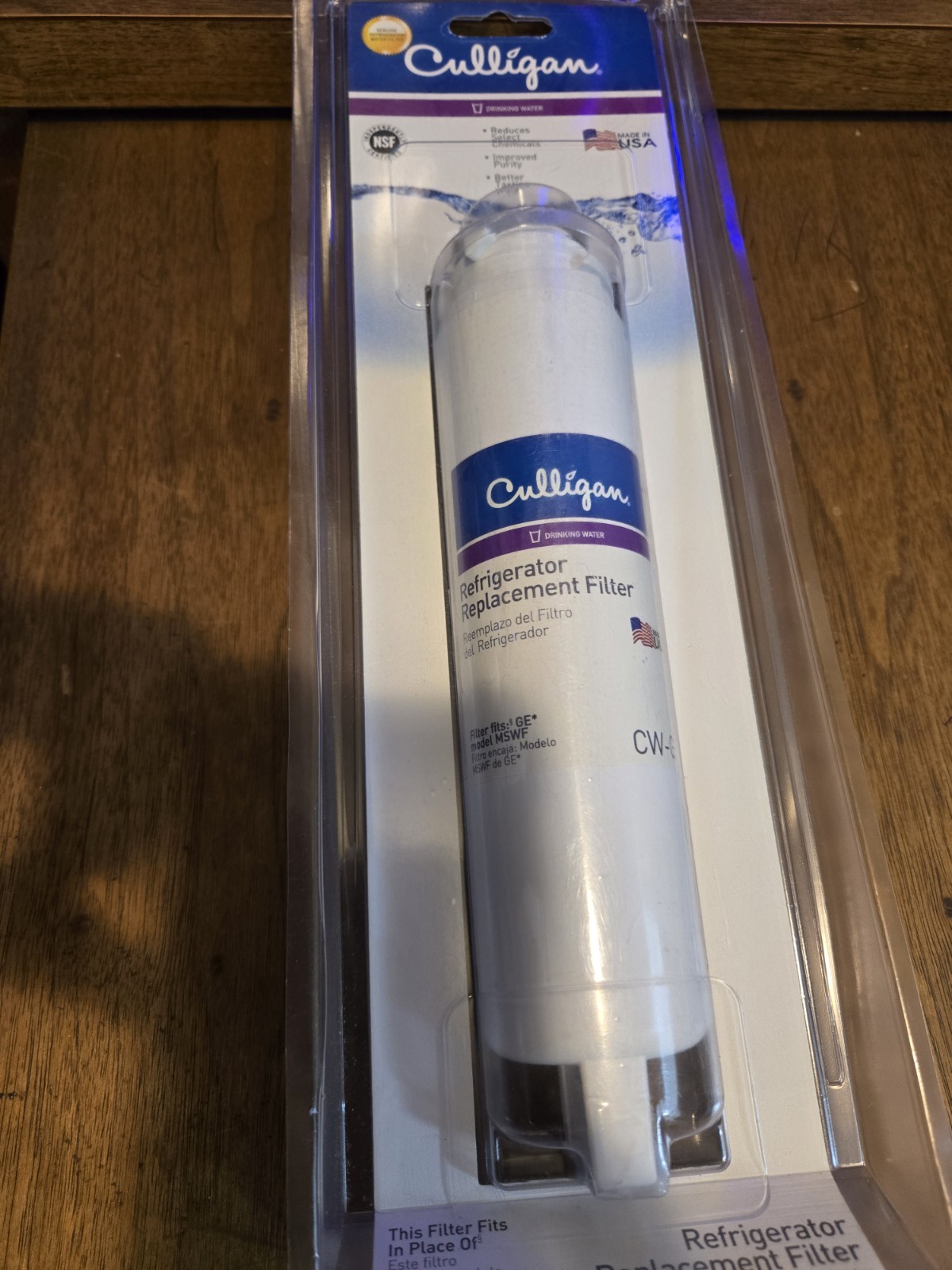 Culligan Refridgerator Replacement Filter Fits GE MSWF