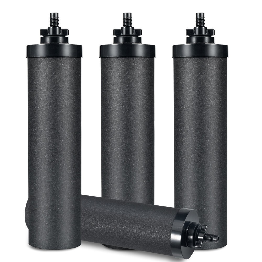 4Pack Replacement Gravity System Filters BB9-2 Black For Berkey Water Filter