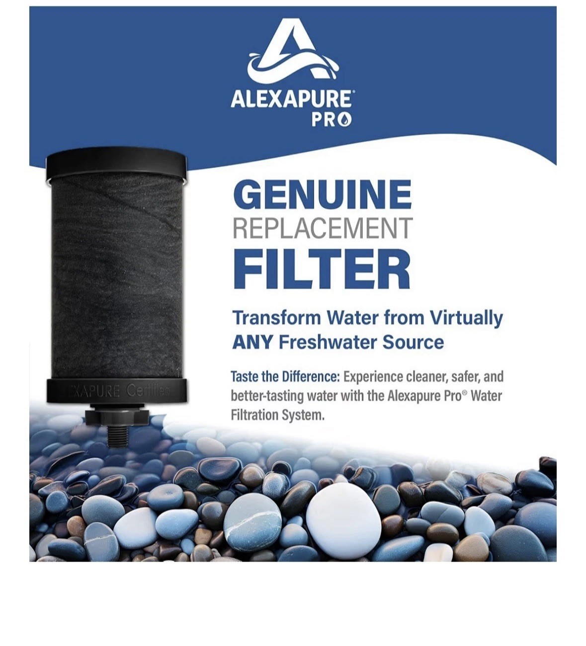 Genuine ALEXAPURE PRO Replacement Water Filter