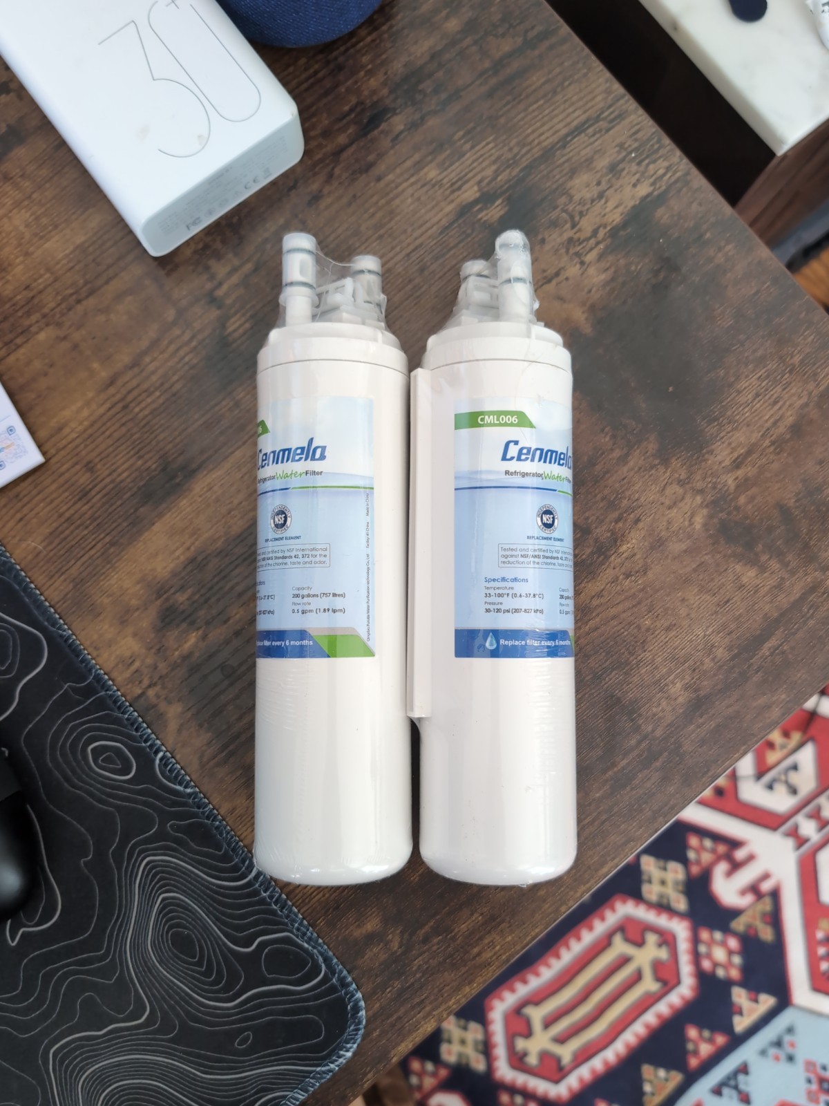 2 Pack – Cenmela CML006 200 Gallons Compatible with Frigidaire WF3CB NEW SEALED