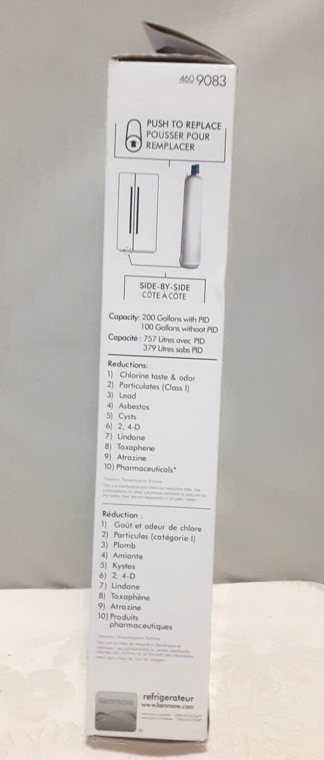 KENMORE Open Box Side by Side 460 9083 Replacement Refrigerator Water Filter
