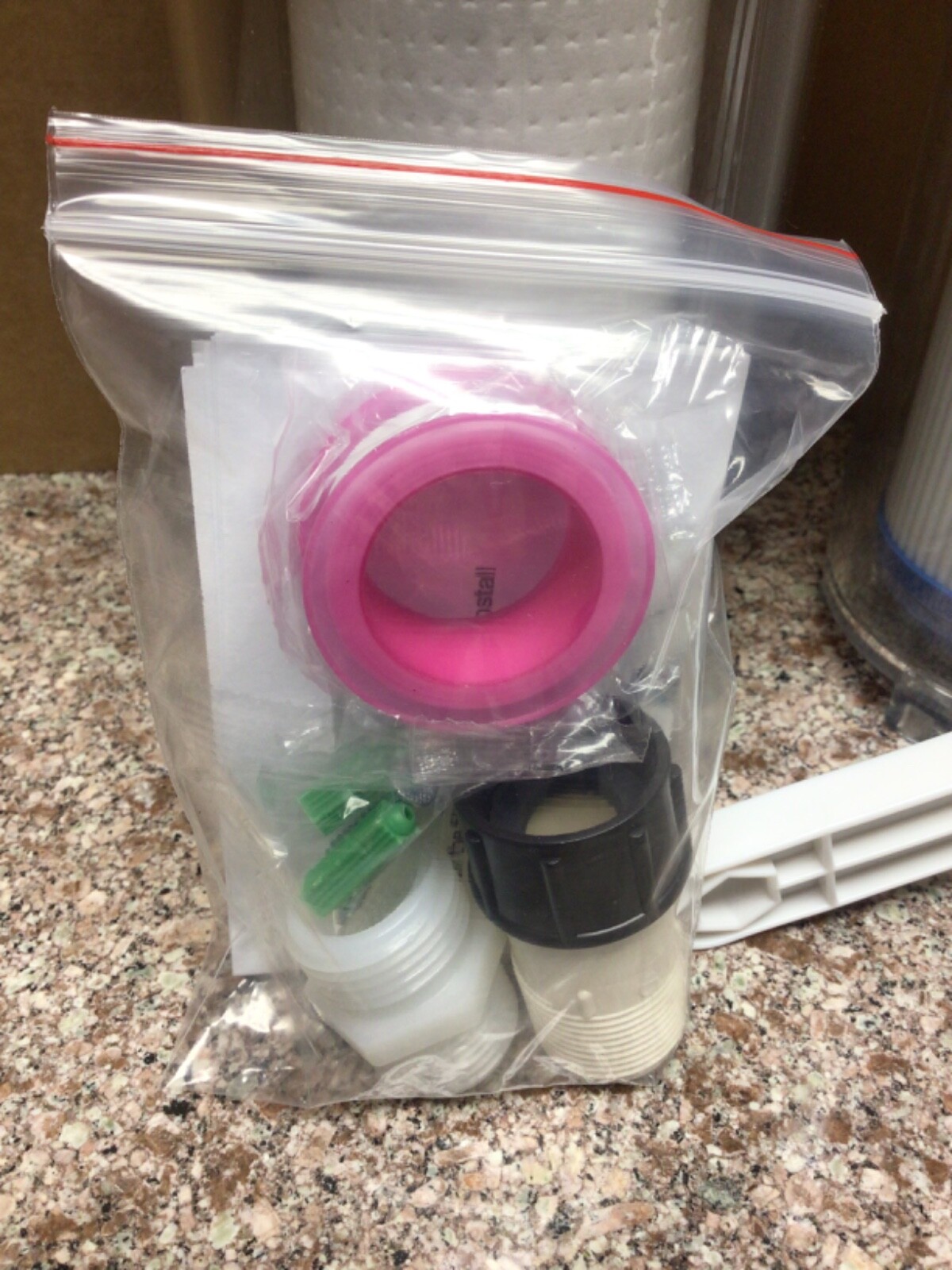 3 Stage RV Water Filter System Clear Housings, Clean Water 3/4” Hose Fitting’s