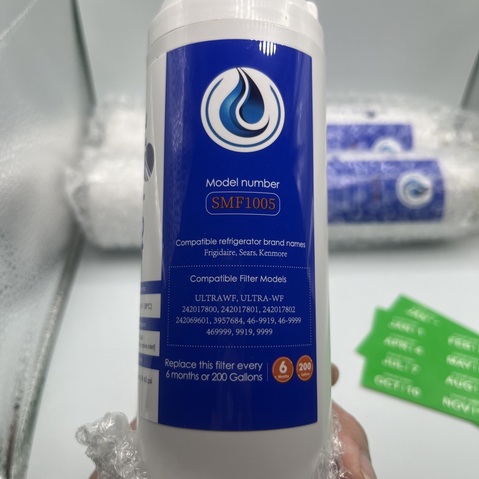 3-Water Filters 4U PURE Replace Every 6 Months SMF1005 ULTRAWF ULTRA-WF Or 200 G