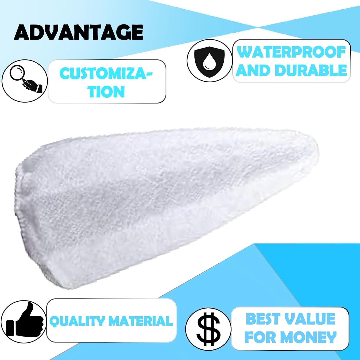 Replacement Vacuum Filter Cotton Compatible for Water Tech Centennial Filter 5