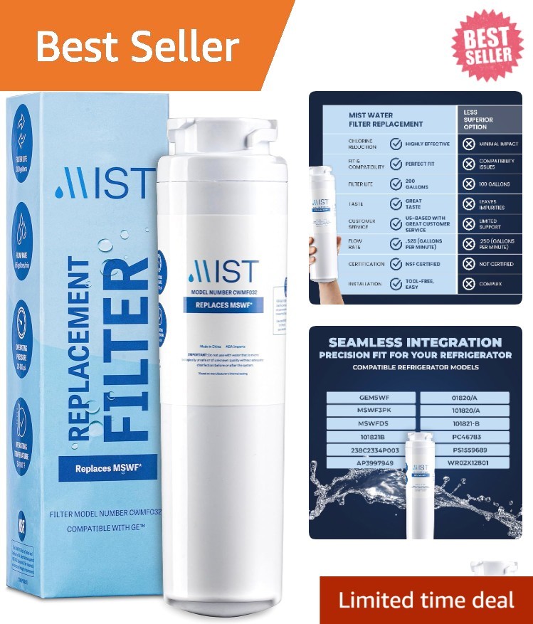 High-Performance MSWF Refrigerator Water Filter – Perfect for Family Health